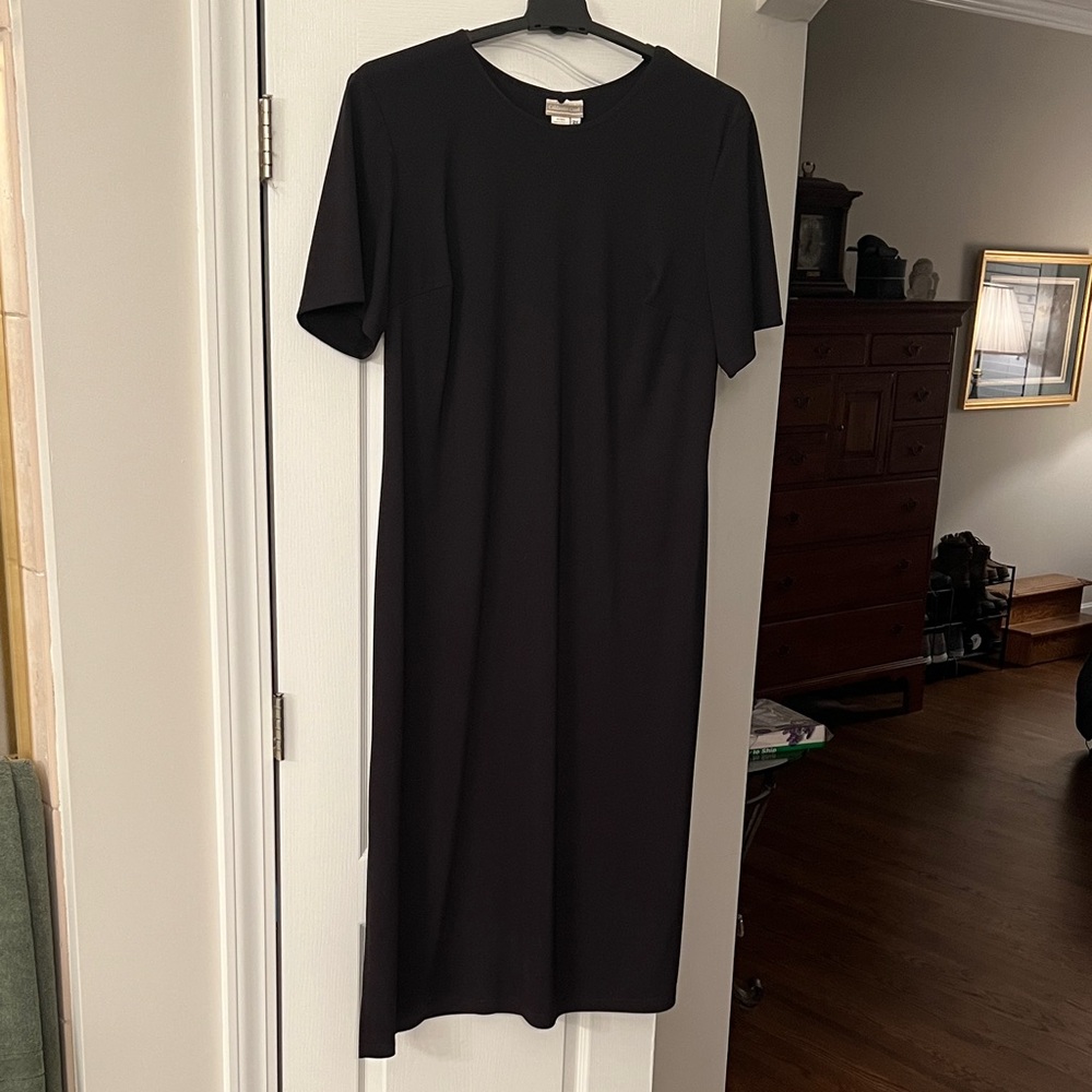 Coldwater Creek Elegant Black Maxi Dress